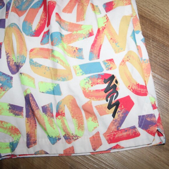 EUC Men's LARGE Jordan ZION Retro Letter Graphics Dri Fit Performance Shorts - Picture 4 of 8